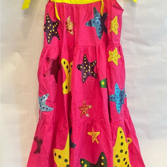 Queen of Sparkles Starfish Maxi Dress size XS - Picture 2 of 5
